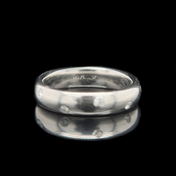 .20ct. T.W. Diamond & Platinum Estate Wedding Band - Wedding Ring - J36067