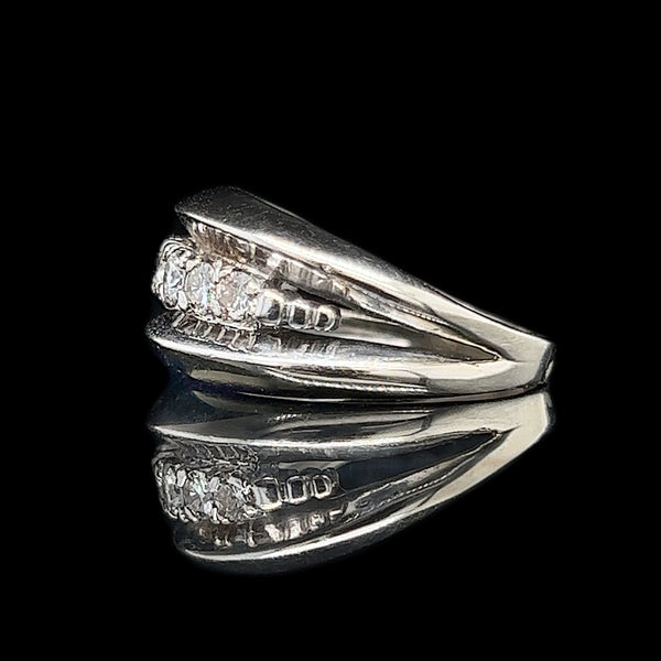 .50ct. T.W. Diamond Estate Wedding - Fashion Ring White Gold - J39379