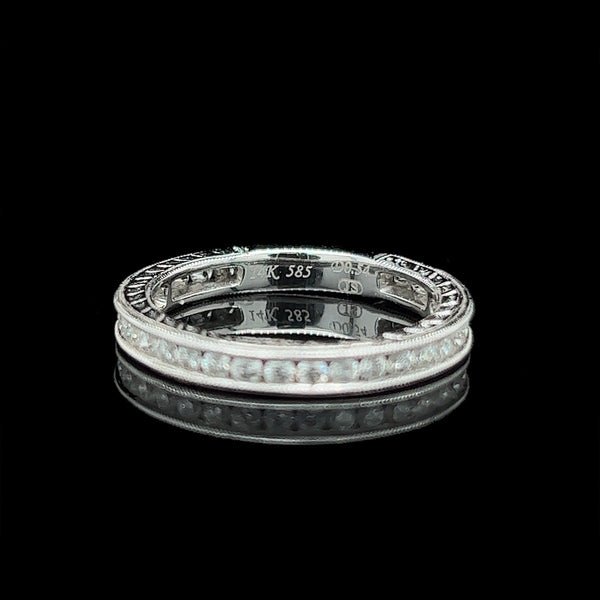 Estate, Eternity Band, Wedding Band, Wedding Ring, Diamond, 14K White Gold