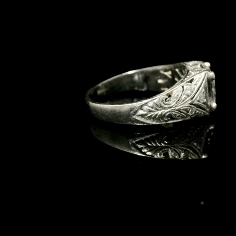 1.05ct. Diamond Estate Engagement - Fashion Ring Platinum - J42959C