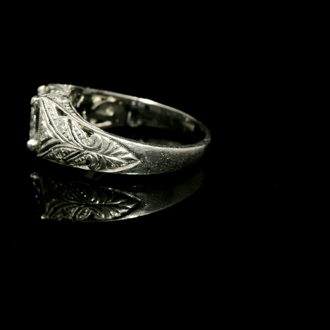 1.05ct. Diamond Estate Engagement - Fashion Ring Platinum - J42959C