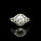 Art Deco 1.05ct. Diamond Antique Engagement - Fashion Ring 18K White Gold - J42950