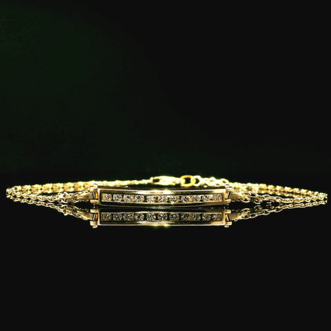 .25ct. T.W. Diamond Estate Bracelet Yellow Gold - J42963