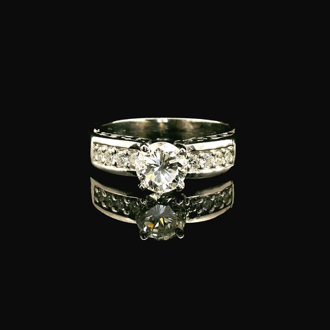.95ct. Diamond Estate Engagement - Fashion Ring Platinum - J42966