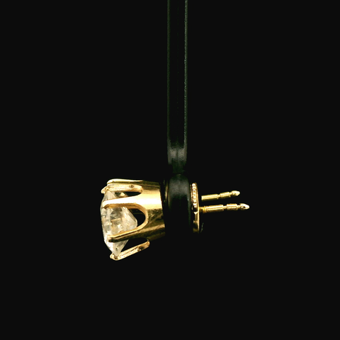 2.50ct. T.W. Diamond Vintage Stud Earrings Yellow Gold - J42967