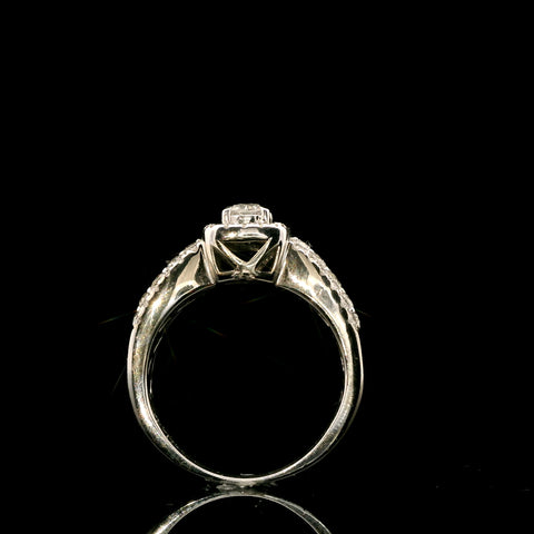.27ct. Diamond Estate Engagement - Fashion Ring White Gold - J42980