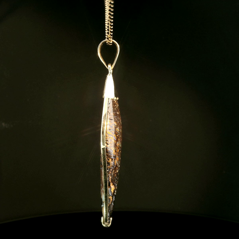 35ct. Opal Estate Necklace Yellow Gold - J42997