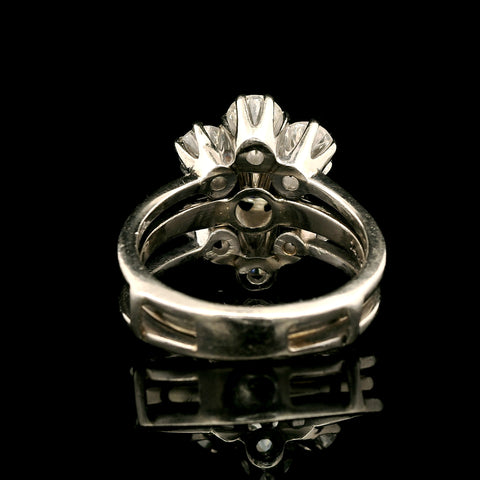 2.75ct. Diamond Vintage Wedding Set White Gold - J43029