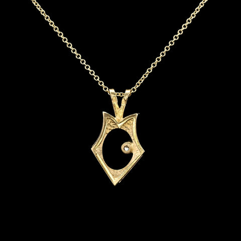 .10ct. Diamond Estate Necklace Yellow Gold - J42733