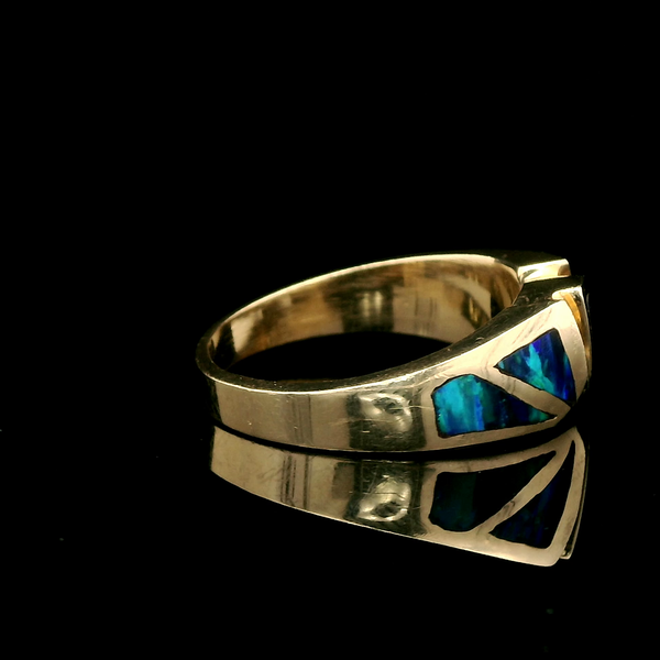 Estate Opal Fashion Ring 14K Yellow Gold - J43065C