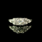 Art Deco .42ct. Diamond Antique Engagement - Fashion Ring 18K White Gold - J43064