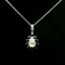 .65ct. Diamond & .50ct. T.W. Sapphire Estate Necklace & White Gold - J43091