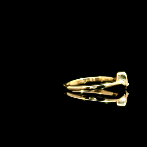 .04ct. T.W. Diamond Estate Engagement - Fashion Ring Yellow Gold - J43088