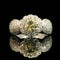 1.02ct. Fancy Yellow Diamond Estate Engagement - Fashion Ring Platinum GIA - J43158