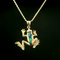 Black Opal Estate Frog Necklace Yellow Gold - J43221