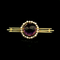 Victorian 6.50ct. Amethyst, Pearl & Diamond Antique Brooch Yellow Gold - J43214