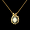 .50ct. Opal & .18ct. T.W. Sapphire & Diamond Estate Necklace Yellow Gold - J43249