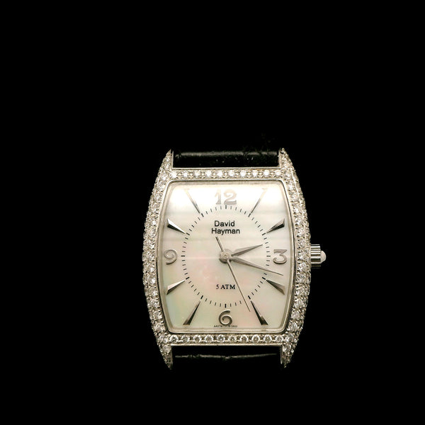 1.25ct. T.W. Diamond Estate Watch White Gold David Hayman - J43259