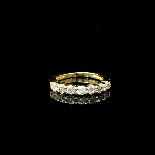 .75ct. T. W. Diamond Wedding-Anniversary Band Yellow Gold - J43254