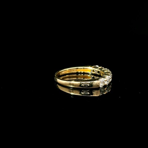 .75ct. T. W. Diamond Wedding-Anniversary Band Yellow Gold - J43254