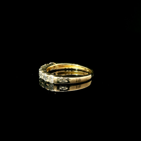 .75ct. T. W. Diamond Wedding-Anniversary Band Yellow Gold - J43254