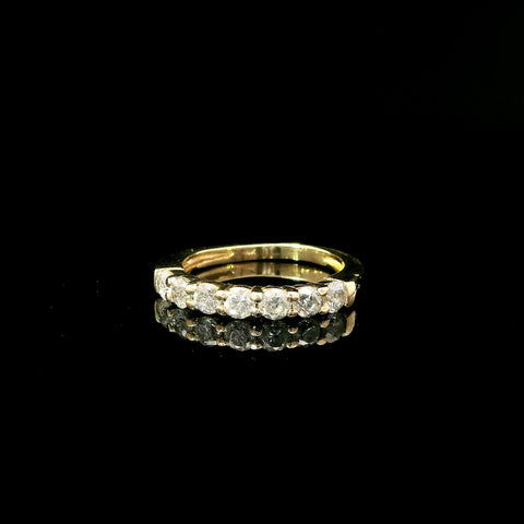 .75ct. T. W. Diamond Wedding-Anniversary Band Yellow Gold - J43254