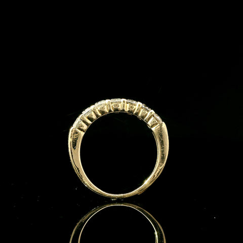 .75ct. T. W. Diamond Wedding-Anniversary Band Yellow Gold - J43254