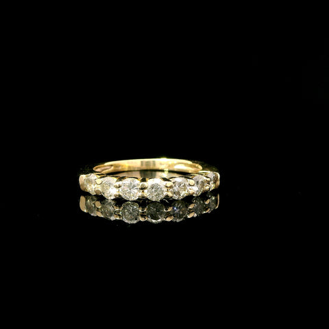 .75ct. T.W. Diamond Estate Wedding - Anniversary Band Yellow Gold - J43246