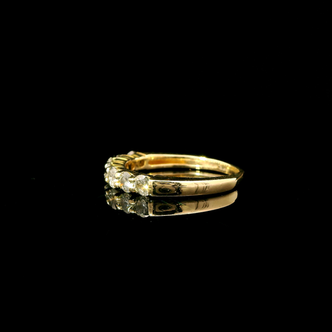 .75ct. T.W. Diamond Estate Wedding - Anniversary Band Yellow Gold - J43246