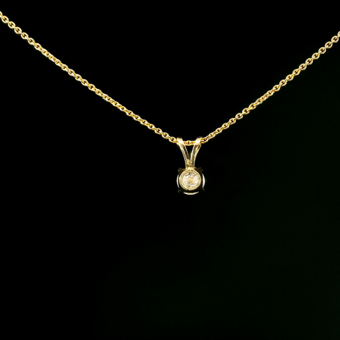 .48ct. Diamond Estate Necklace Yellow Gold - J43245