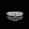 Art Deco .33ct. Diamond Antique Engagement - Fashion Ring Platinum -J36814