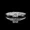 .25ct. Diamond & White Gold Vintage Engagement Ring - J37656