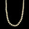 Estate 5.1mm-8.8mm Akoya Cultured Pearl Necklace Yellow Gold - J37992