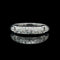 Art Deco .20ct. Apx. T.W. Diamond Antique Anniversary - Wedding Band 18K White Gold - J37846