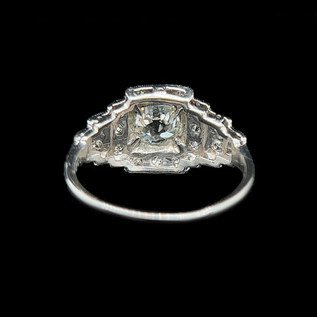 Art Deco .75ct. Diamond Antique Engagement - Fashion Ring Platinum - J38065