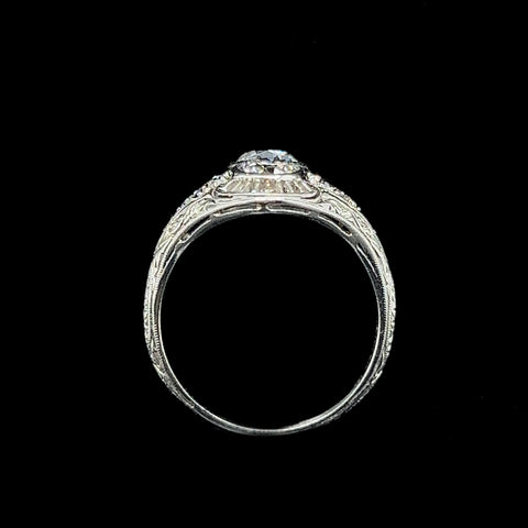 Art Deco 1.45ct. T.W. Diamond Antique Engagement - Fashion Ring Platinum - J38070