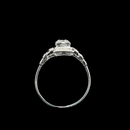 Art Deco .40ct. Diamond Antique Engagement - Fashion Ring Platinum - J39230