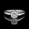 Art Deco .61ct. Diamond Antique Engagement Ring Platinum - J39311