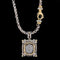 .75ct. T.W. Diamond Estate Fashion Necklace Silver & 18K Yellow Gold Baskin Brothers - J39367C