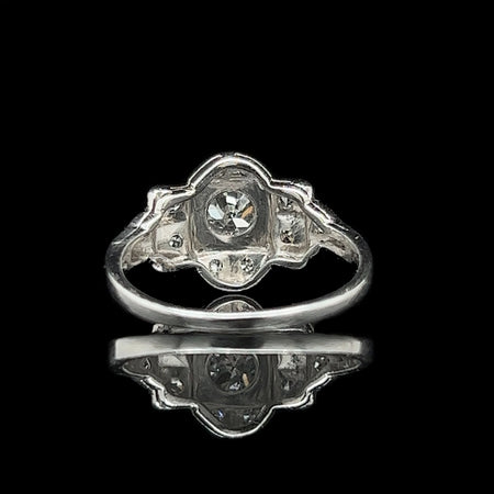 Art Deco .35ct. Diamond Antique Engagement - Fashion Ring Platinum - J40115