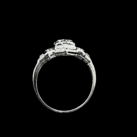 Art Deco .35ct. Diamond Antique Engagement - Fashion Ring Platinum - J40115