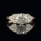 1.02ct. Diamond Vintage Engagement - Fashion Ring Yellow & White Gold - J40179