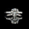 1.55ct. Diamond Vintage Engagement - Wedding Ring Platinum - J40207