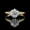 Edwardian 1.07ct. Diamond Antique Engagement - Fashion Ring Yellow & White Gold - J40280