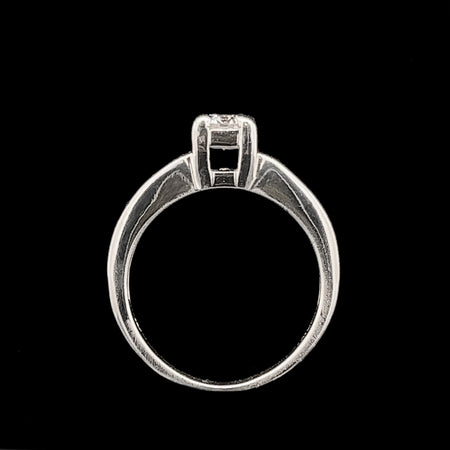.50ct. Diamond Estate Engagement - Fashion Ring White Gold - J42308