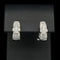 .50ct. T.W. Diamond Vintage Earrings 18K White Gold - J42408