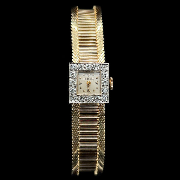 .50ct. T.W. La Leuba Vintage Watch Yellow Gold - J42412