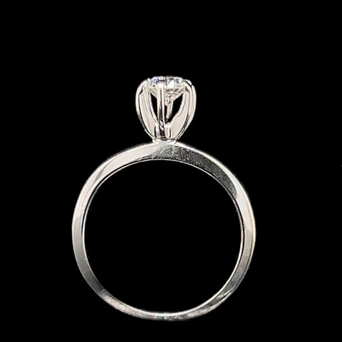 .33ct. Diamond Estate Engagement Ring White Gold - J42414