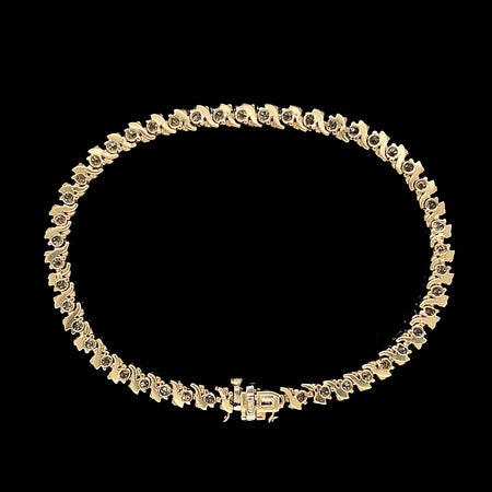 3.00ct. T.W. Diamond Vintage Bracelet Yellow Gold - J42453