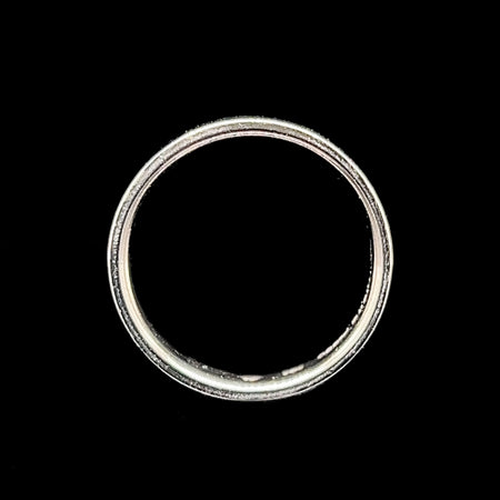 Estate Wedding Band Platinum & 18K White Gold - J42456